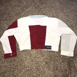 REWORK patchwork jean jacket